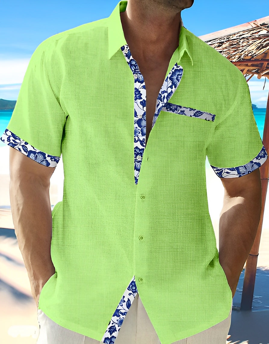 Anthony - Camisa cómoda de lino para hombres