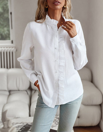 Shantelle - Blusa Elegante con Volantes para Mujeres