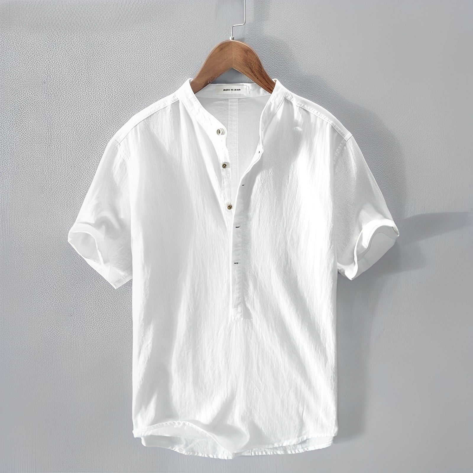 Harvie - Cómoda camisa de lino para el verano de hombre