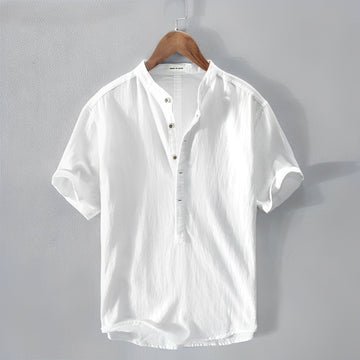 Harvie - Cómoda camisa de lino para el verano de hombre