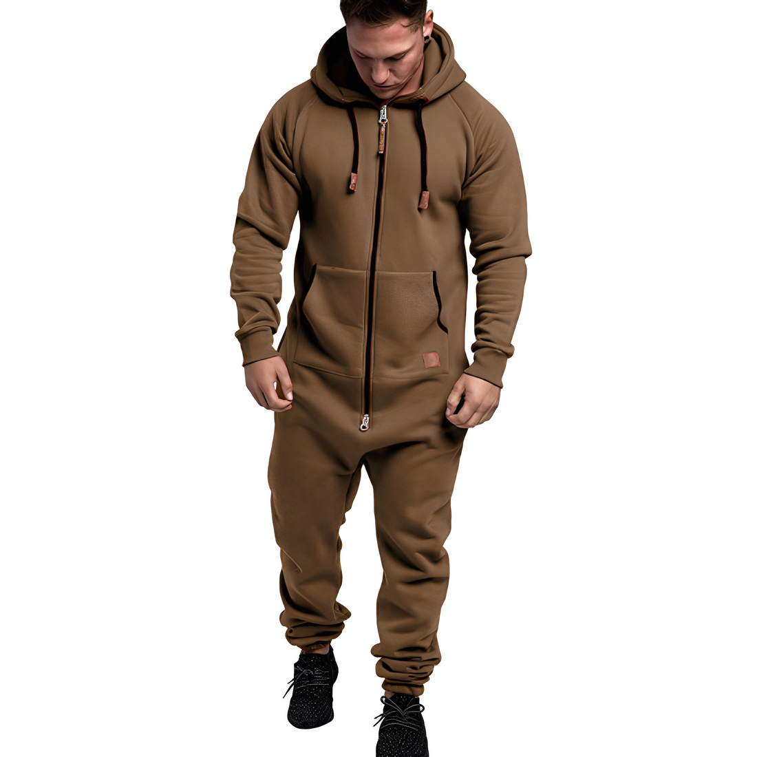 Benson - Traje de peluche con capucha para hombres