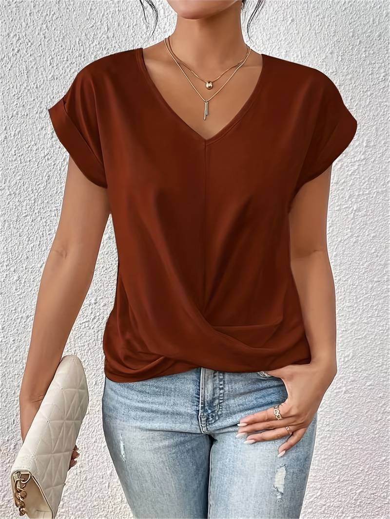 Lorna - Ligero Top Mujer Manga Corta Verano