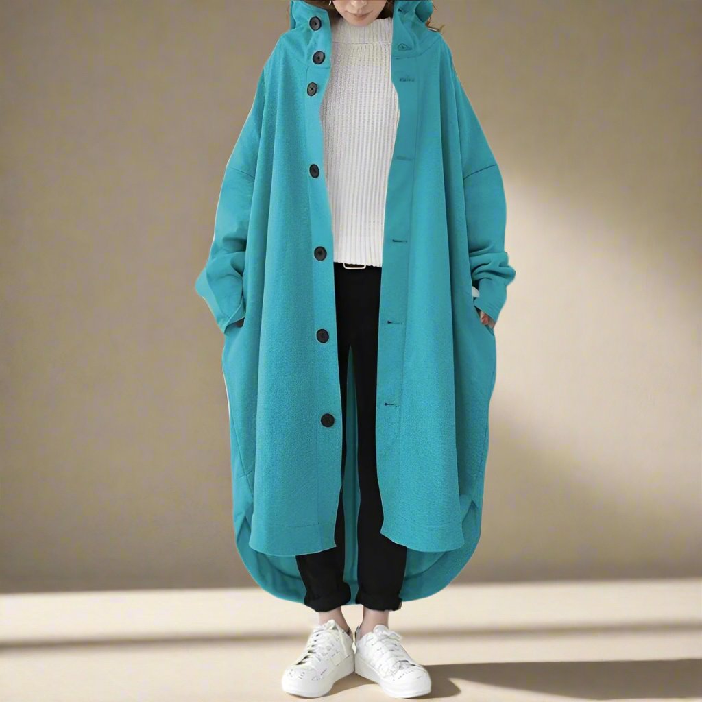 Cailyn - Trench-coat largo y relajado para el día a día