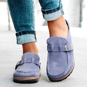 Briana - Cómodas sandalias fáciles de poner con hebilla para mujer