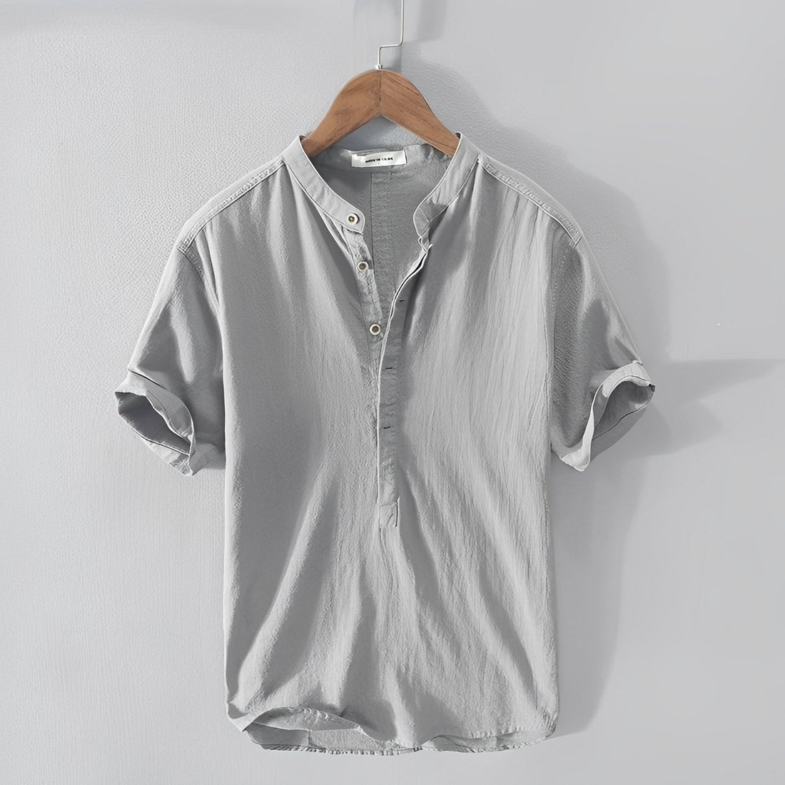 Harvie - Cómoda camisa de lino para el verano de hombre