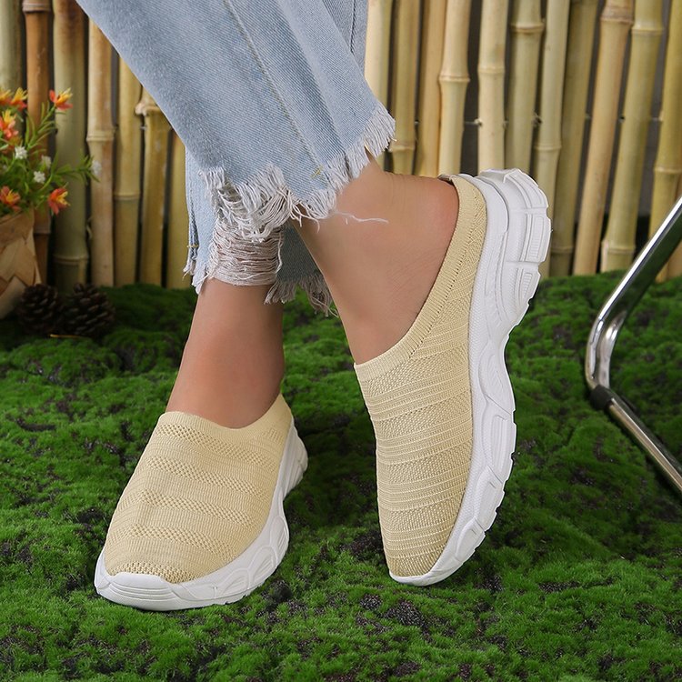 Malani - Zapato Deportivo Moderno sin Cordones con Cuña para Mujer
