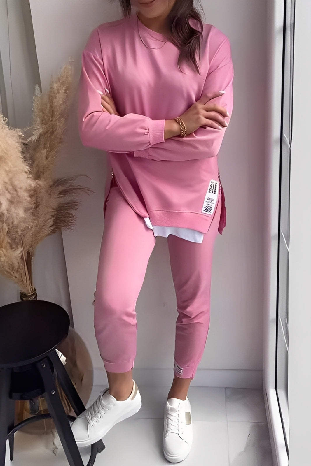 Kristine - Set de sudadera y pantalones casuales para mujeres