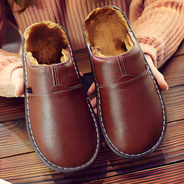 Xavier - Sandalias de algodón abrigadas para hombres