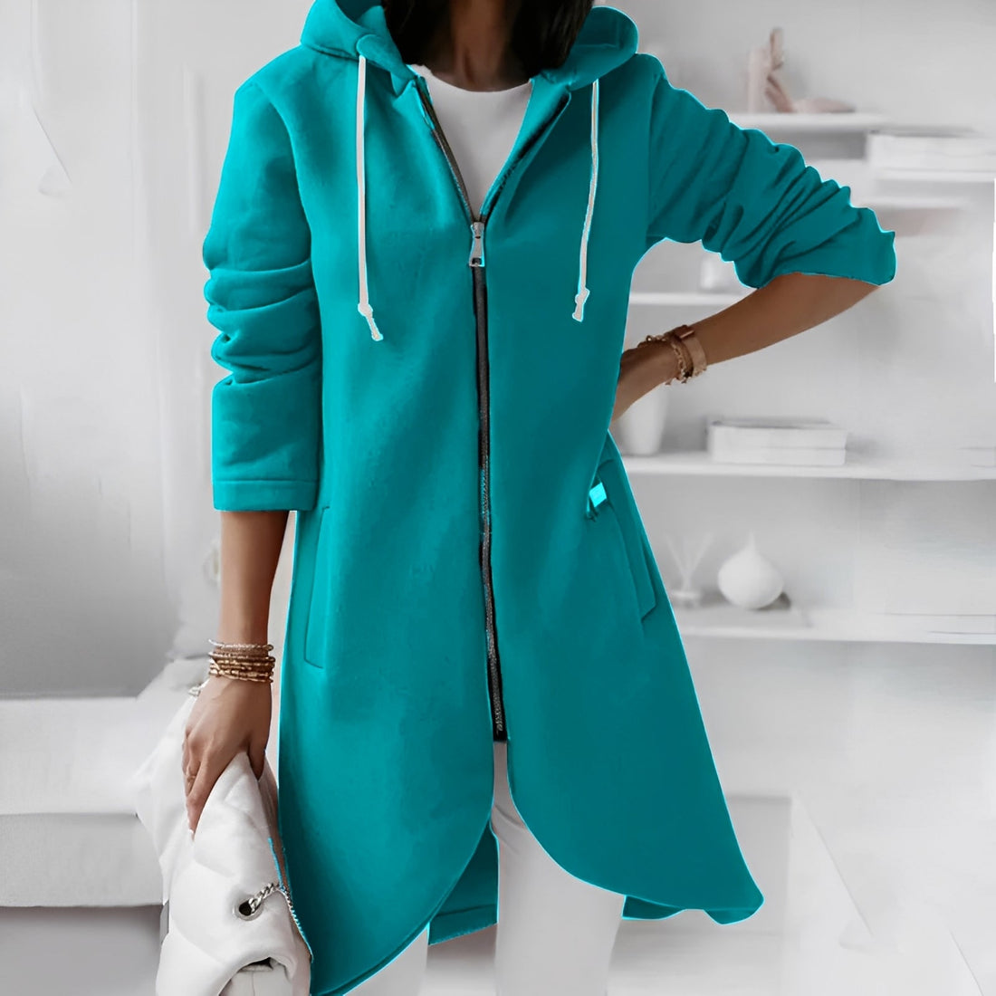 Myranda - Chaqueta con capucha elegante para mujeres