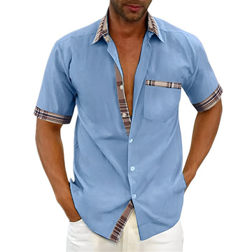 Marvin - Camisa Corta Informal para Hombres