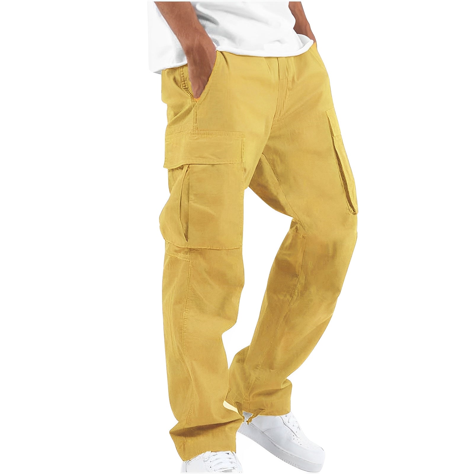 Gresham - Pantalón cargo ancho y cómodo para hombres