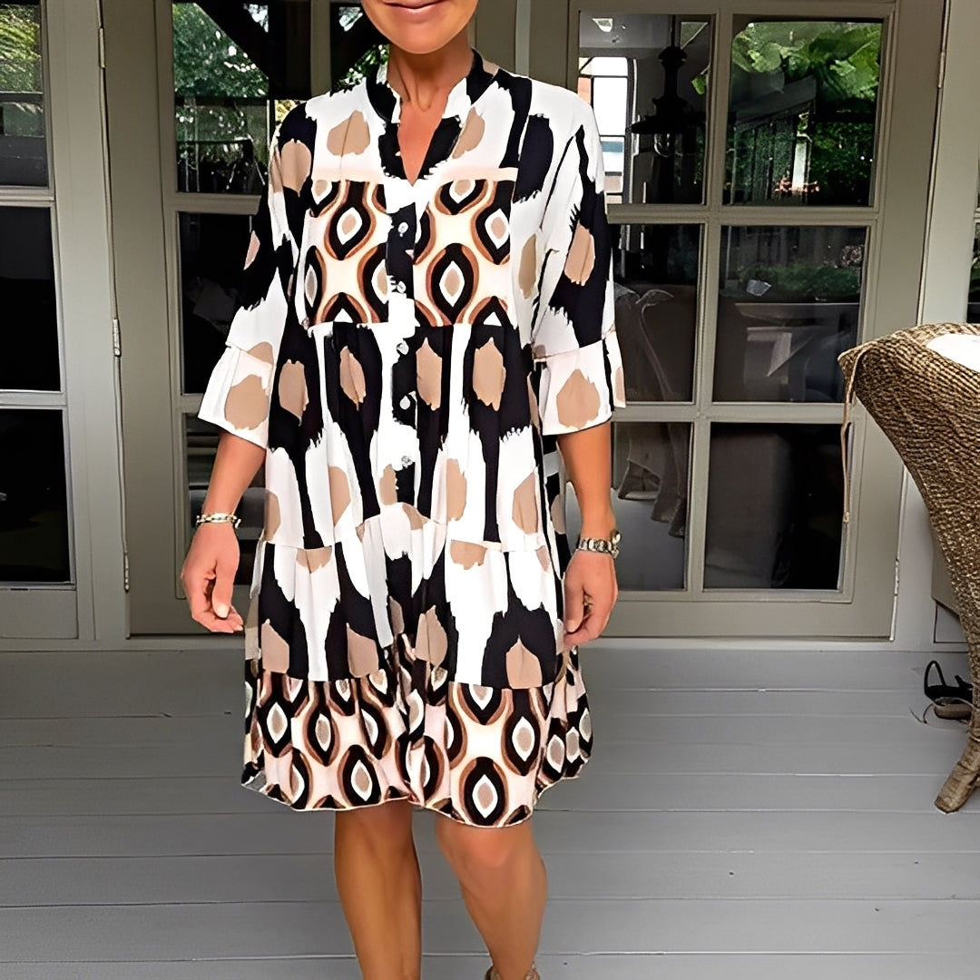 Floriane - Vestido amplio estampado para mujer