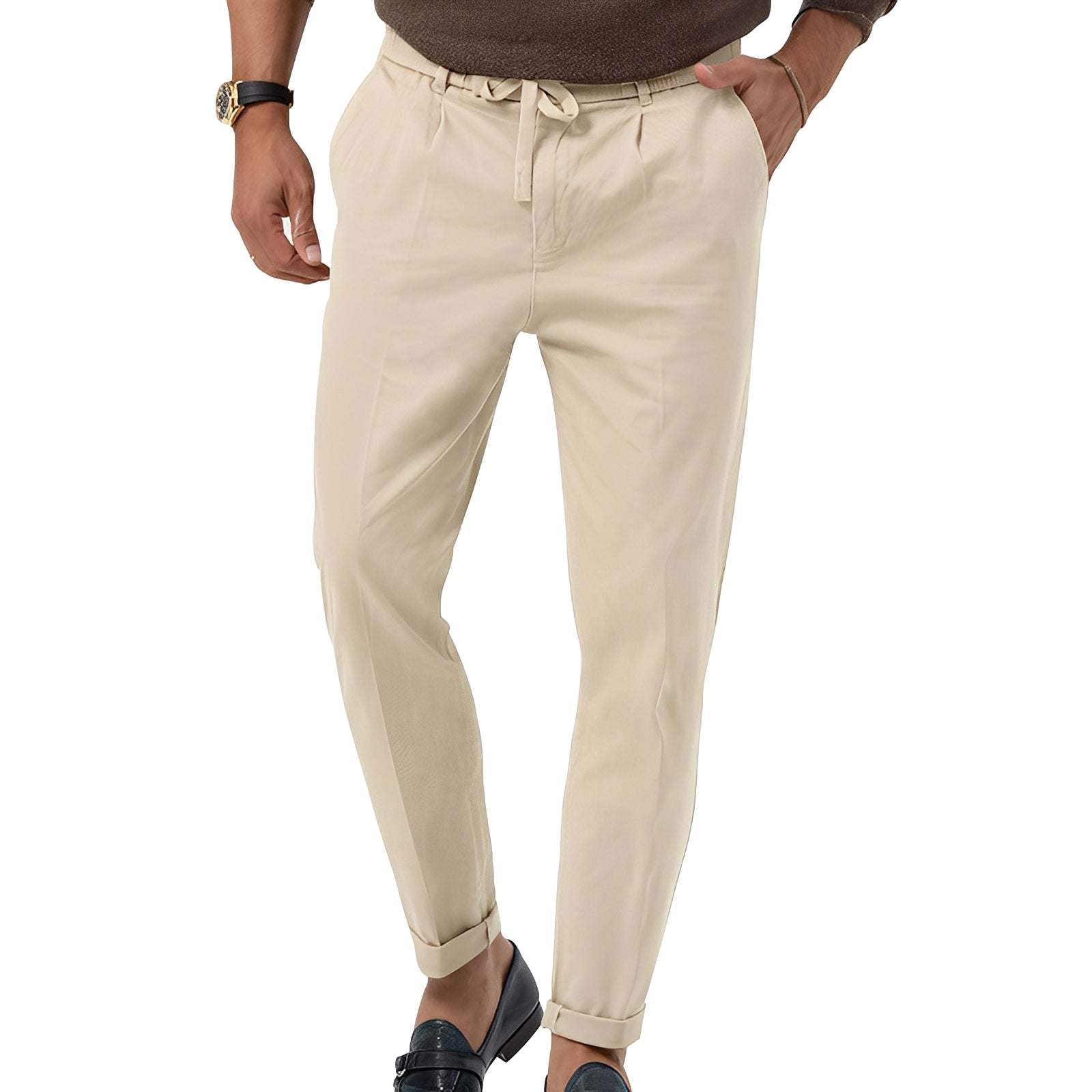 Karson - Pantalón formal recto para hombres