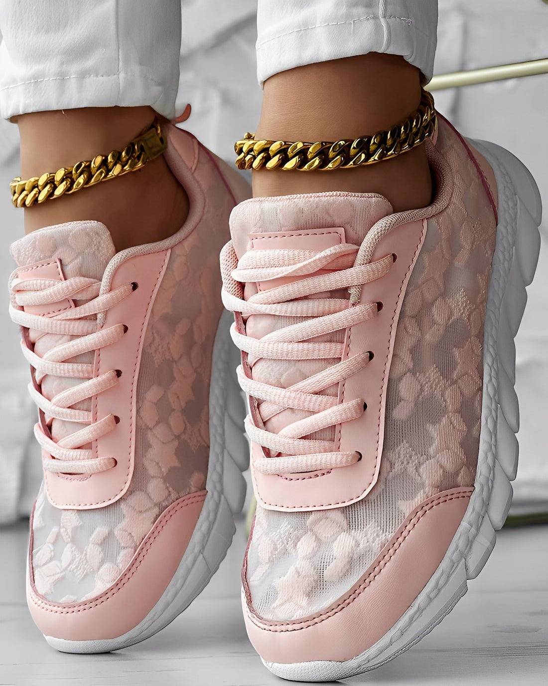 Elisabeth - Zapatillas casuales y transpirables con diseño floral para mujeres