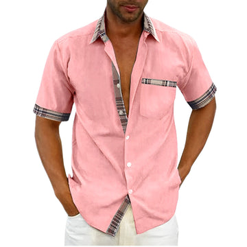 Weldon - Camisa Casual con Botones para Hombre