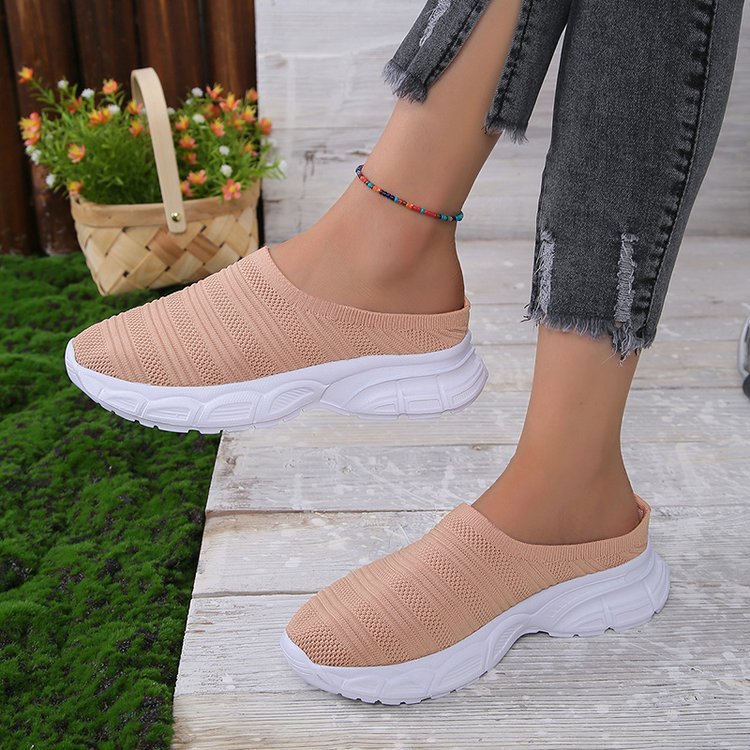 Malani - Zapato Deportivo Moderno sin Cordones con Cuña para Mujer