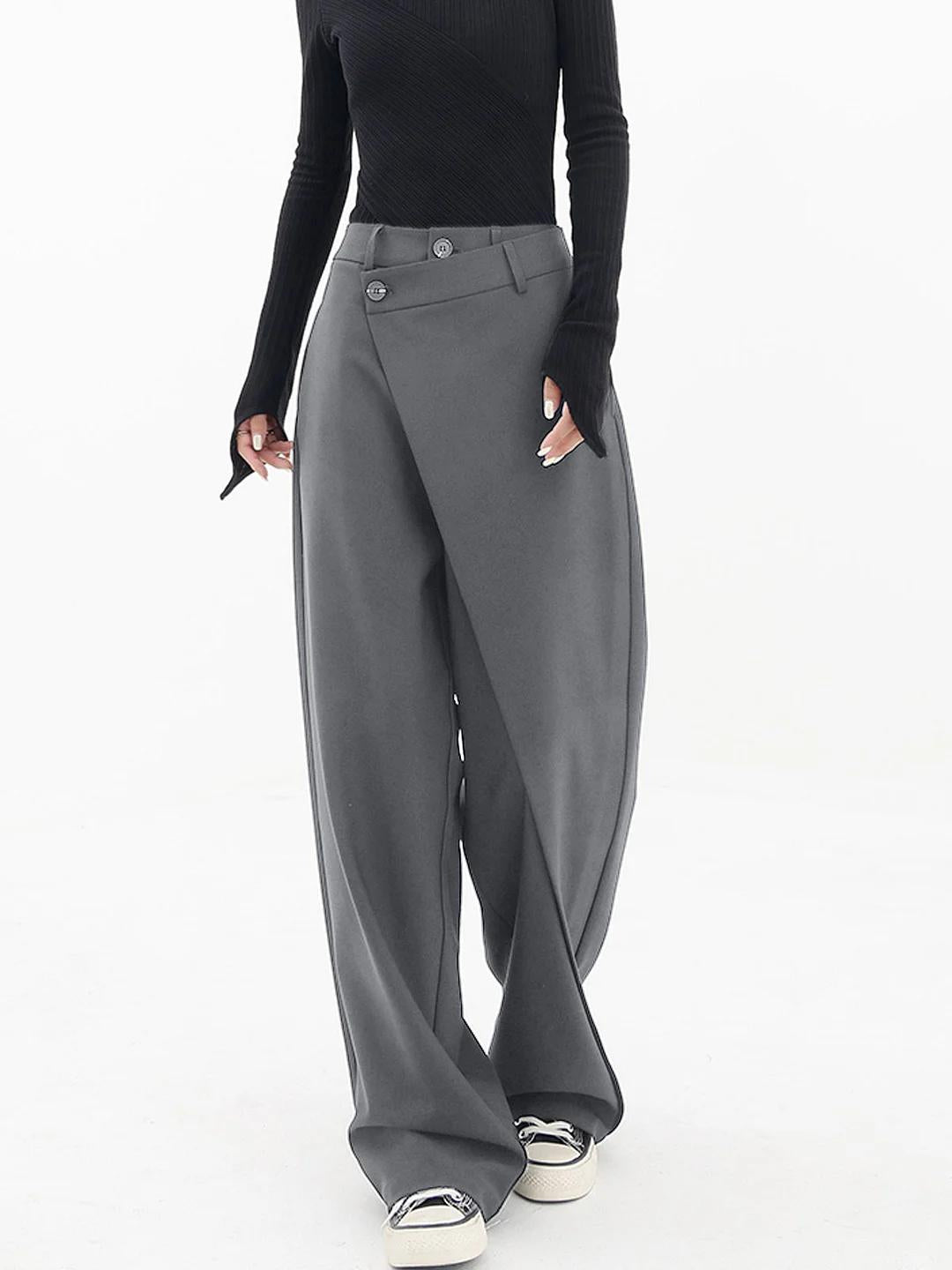 Luciana – Pantalón Chic de Pierna Ancha