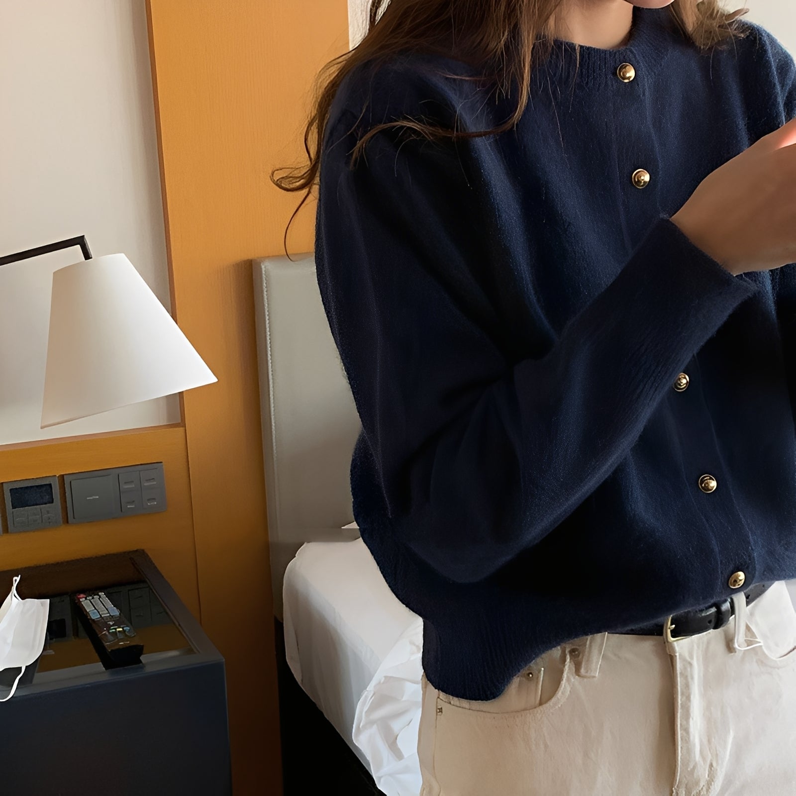 Merla - Jersey holgado con cuello redondo para mujeres