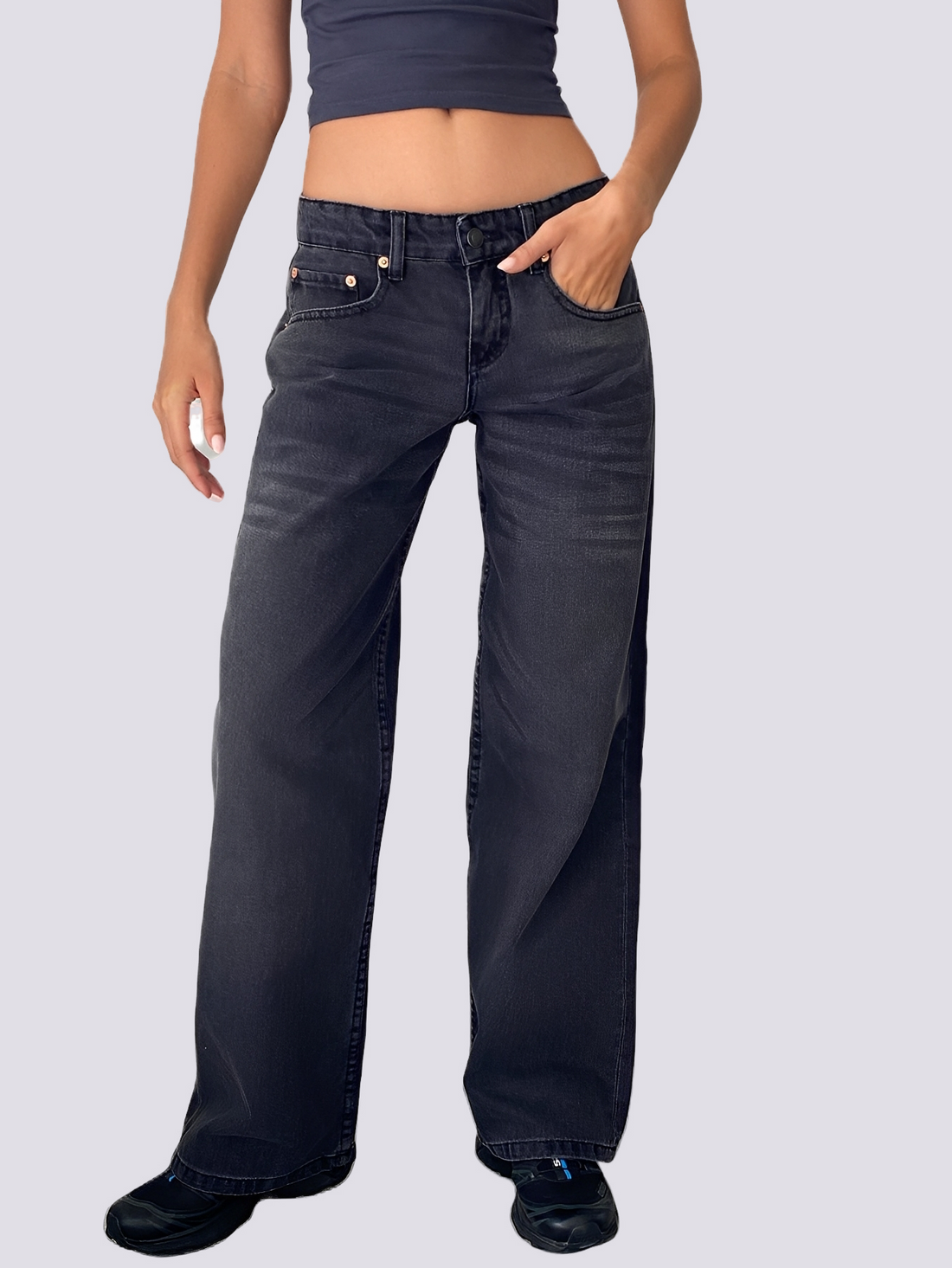 Isabel - Jeans casuales de corte recto para mujer