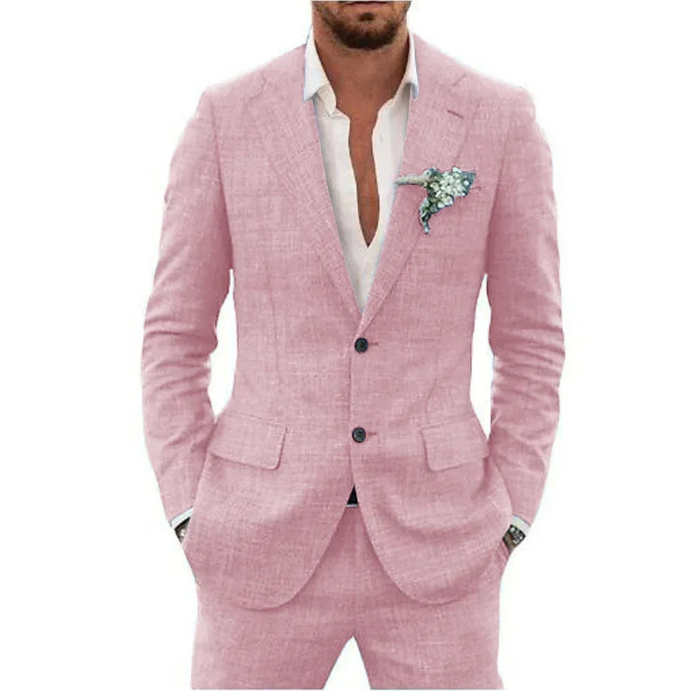 Marbod - Traje Ligero de Lino para Hombre