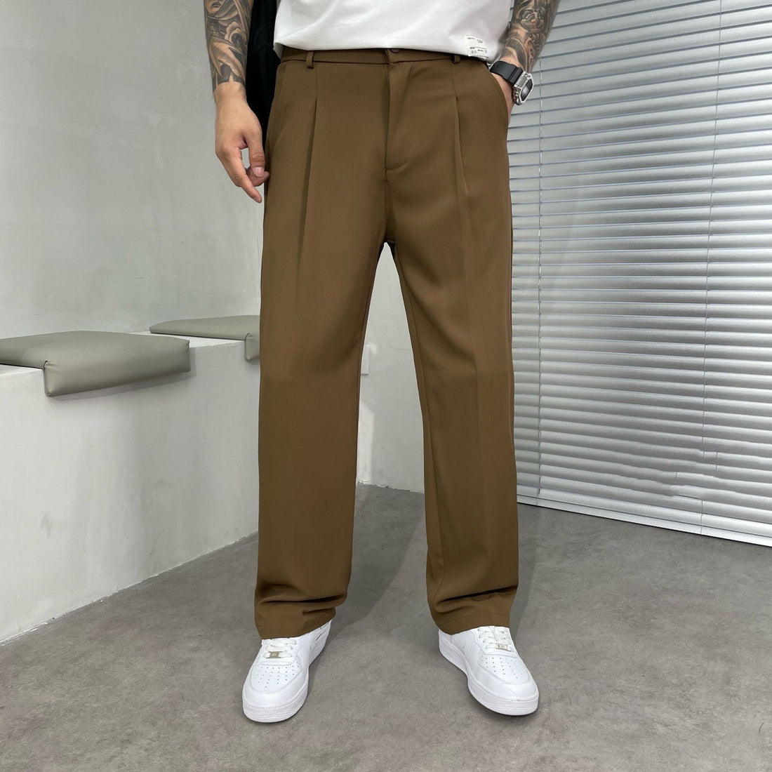 Spencer - Pantalón casual moderno y suelto para hombres