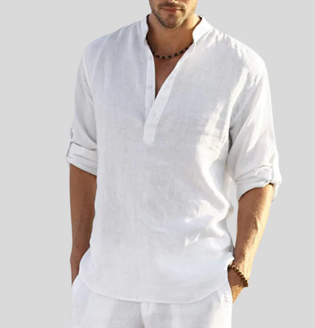Adriano - Una camisa de lino para hombres