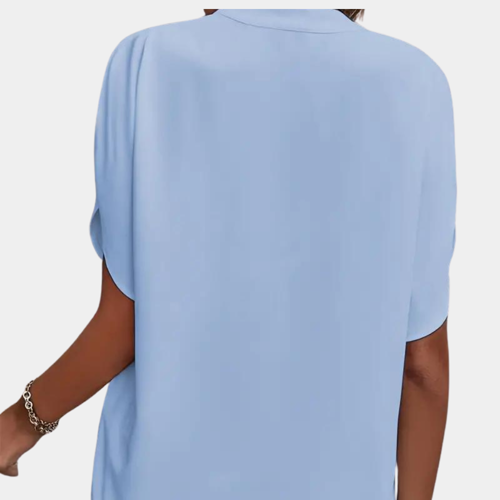 Idril - Elegante Blusa de Mujer con Manga Corta