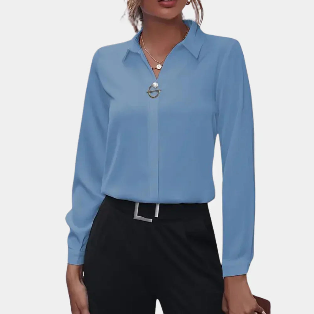 Jazzy - Blusa clásica de mujer, estilo atemporal