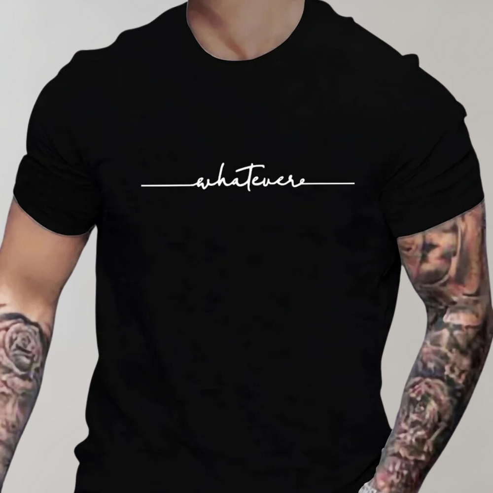 Frodo - Camiseta Casual de Hombre con Cuello Redondo