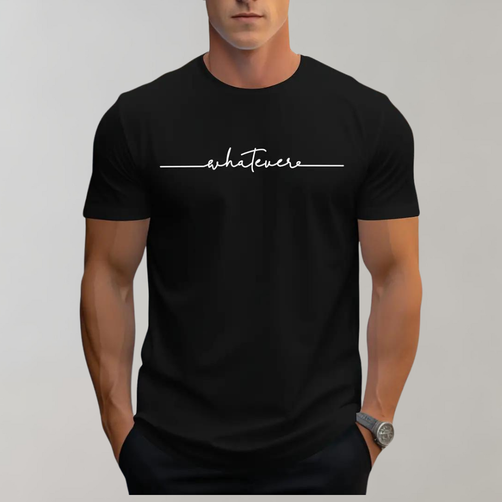 Frodo - Camiseta Casual de Hombre con Cuello Redondo