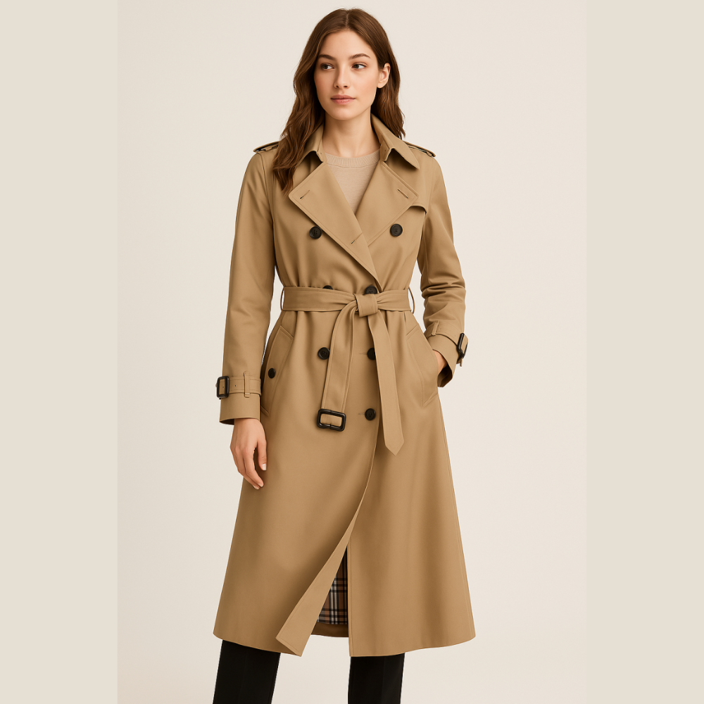 Chloé – Gabardina de mujer con doble botón