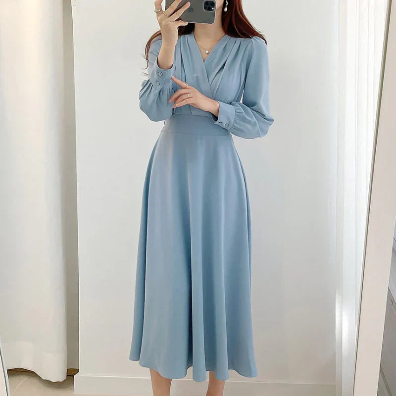 Aicee - Vestido Midi Moderno de Mujer Ropa de Moda