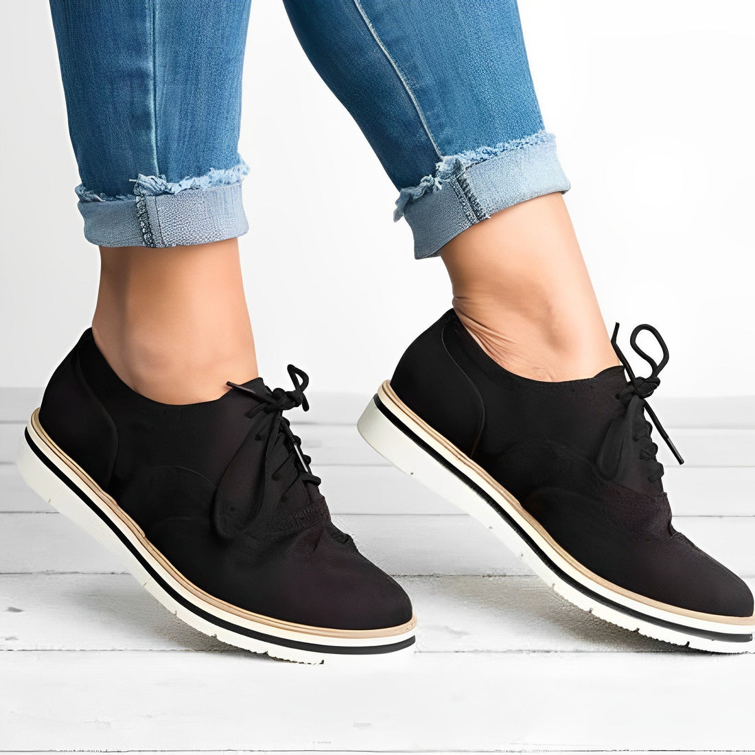 Zapatos Oxford con cordones y abertura Sloane