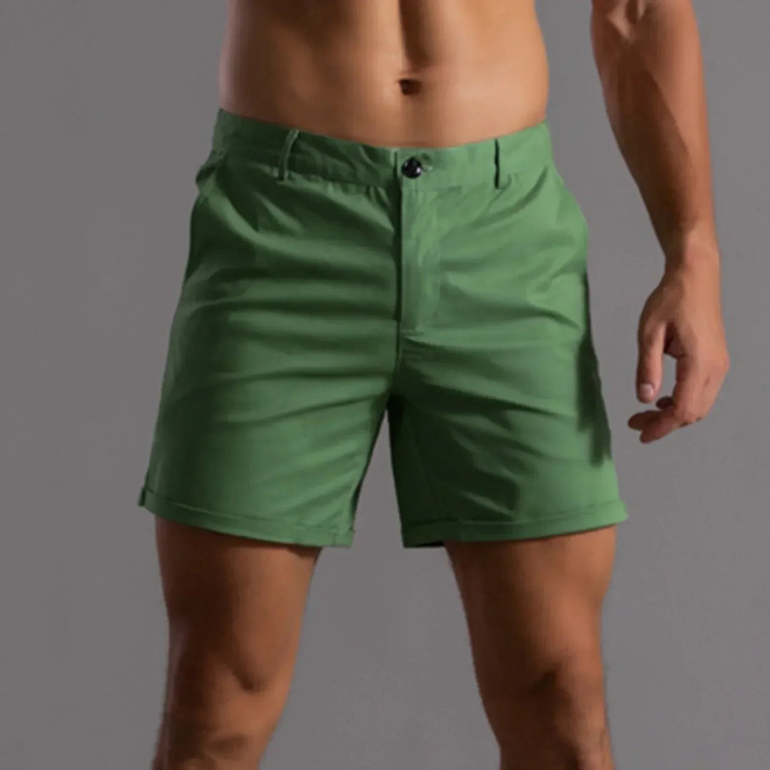 Andrie - Pantalones Cortos Chino Hombre Verano Elegante
