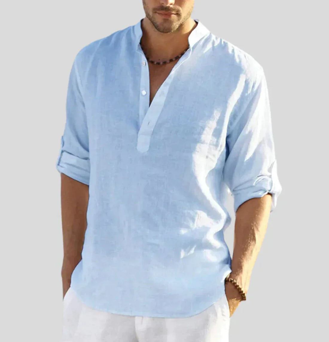 John – Camisa de lino para hombres
