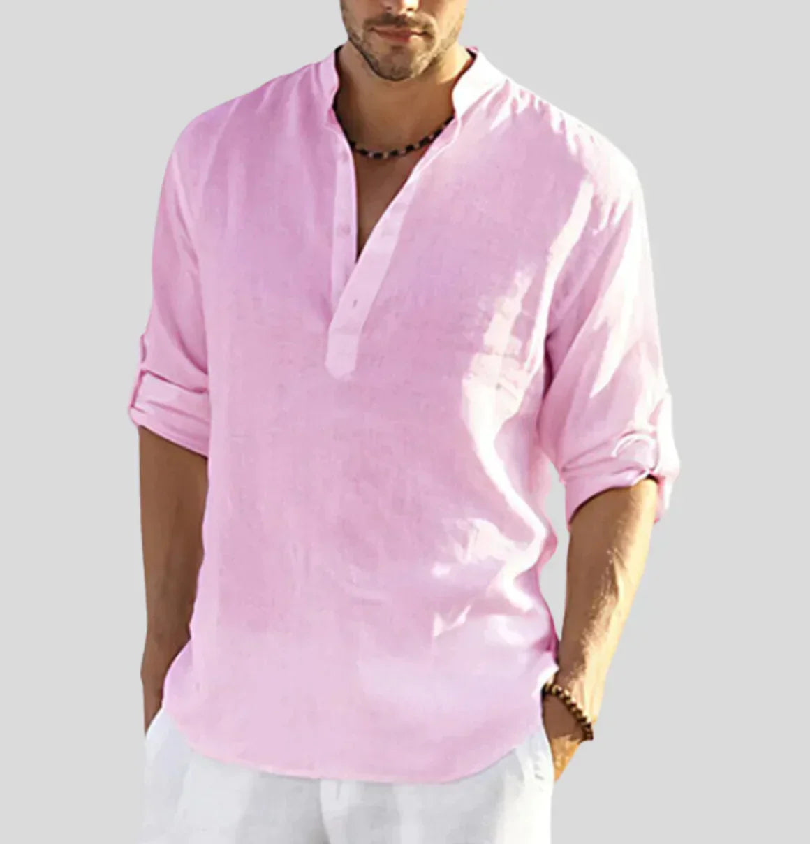 John – Camisa de lino para hombres
