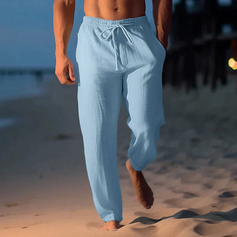 Homer - Un pantalón de lino para hombres moderno
