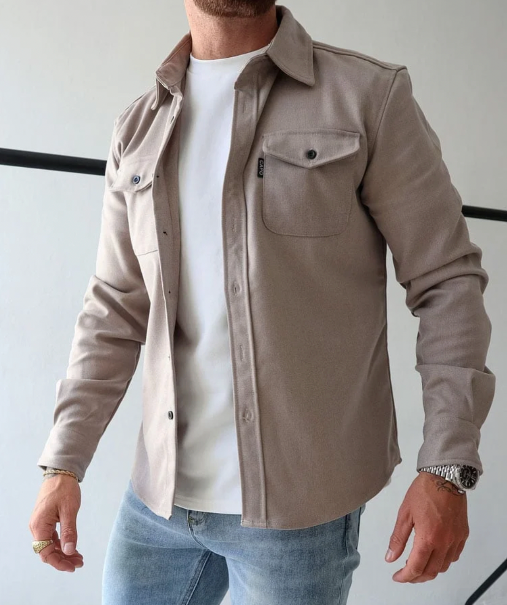 Ivan - Camisa de hombre, corte moderno, elegante y cómoda.