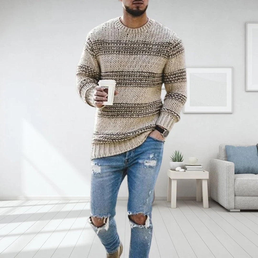 Carlo - Suéter de Punto Suave y Cálido para Hombre