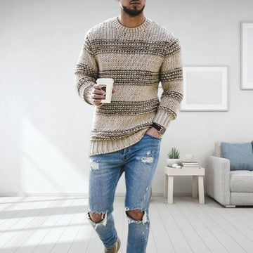 Carlo - Suéter de Punto Suave y Cálido para Hombre