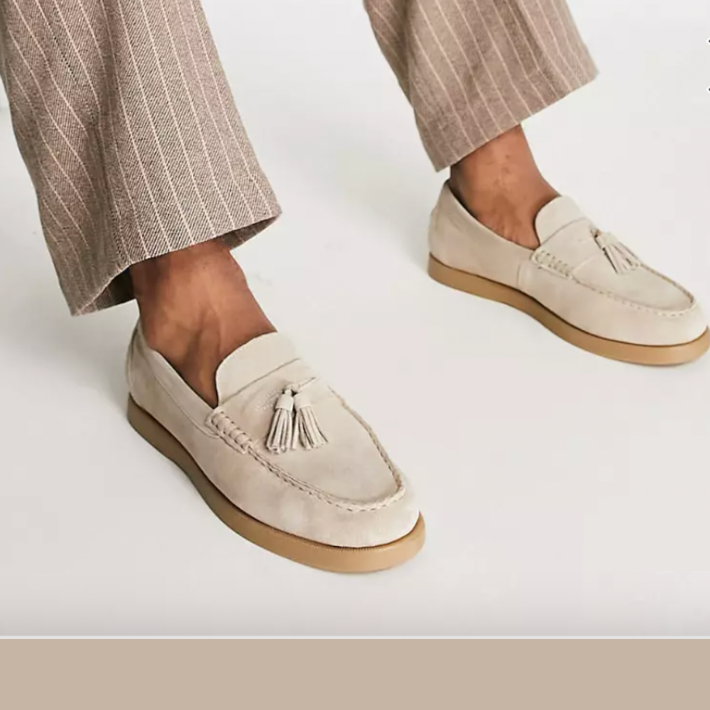 Levi - Mocasines de cuero para hombre, clásicos y cómodos.