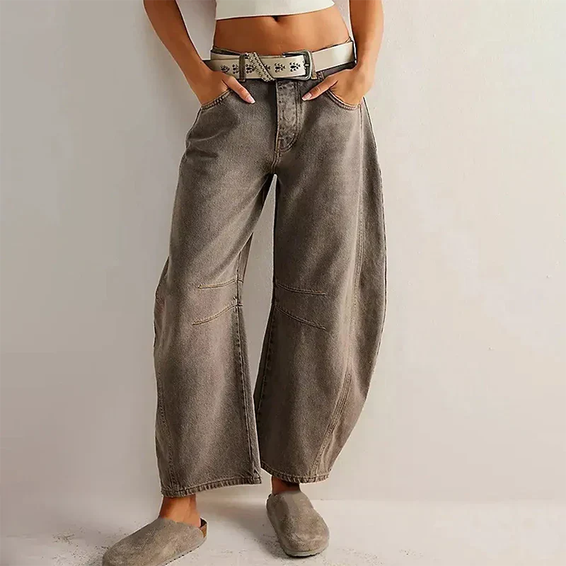 Beatrice - Jeans cómodos con pierna ancha