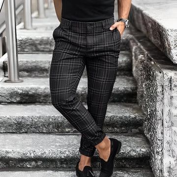 Jefferson - Pantalones cortos con cuadros para hombres