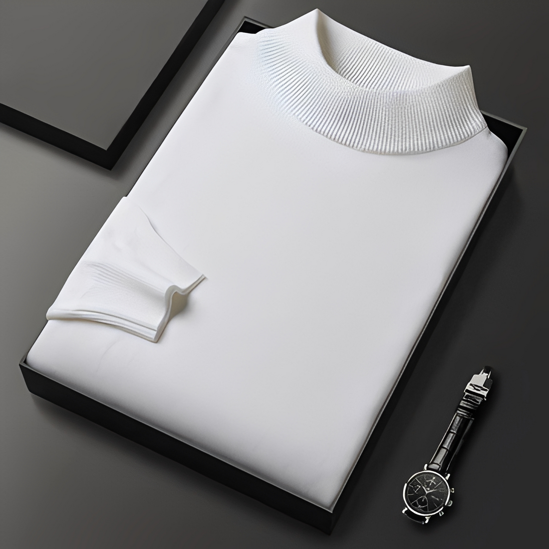 Kervan - Suéter de invierno de punto cálido para hombre