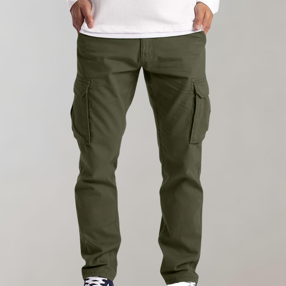 Crispian - Pantalones cargo para hombres, elegantes y cómodos