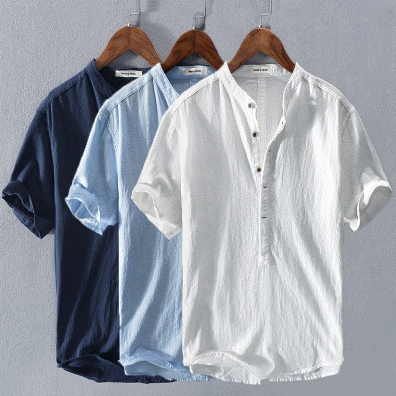 Edmond - Camiseta de verano cómoda para hombre, ocio