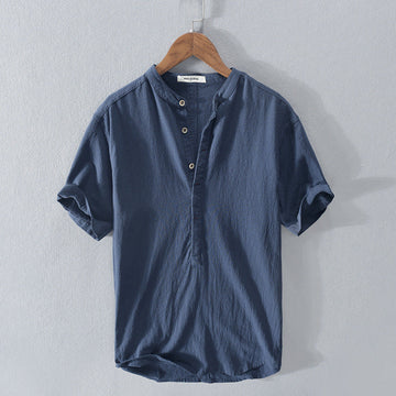 Edmond - Camiseta de verano cómoda para hombre, ocio