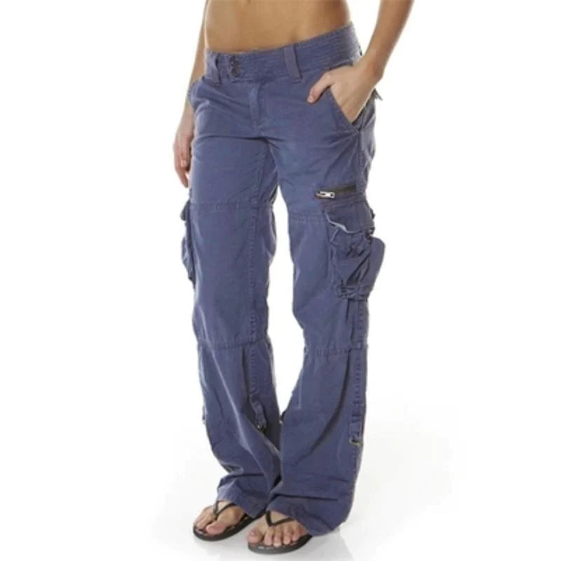 Thalia - Pantalones Cargo Ligeros para el Verano