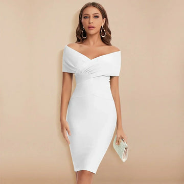Paola - Vestido de Cóctel Elegante de Mujer Ropa de Fiesta