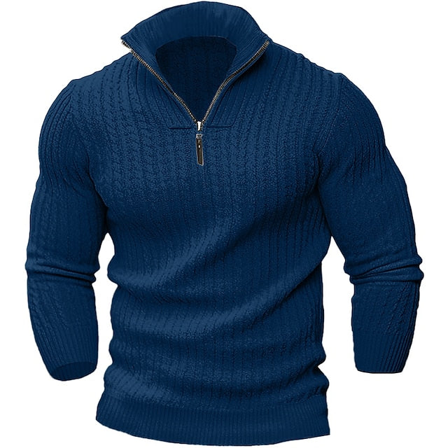 Sanji - Elegante Jersey con Cremallera para Hombre